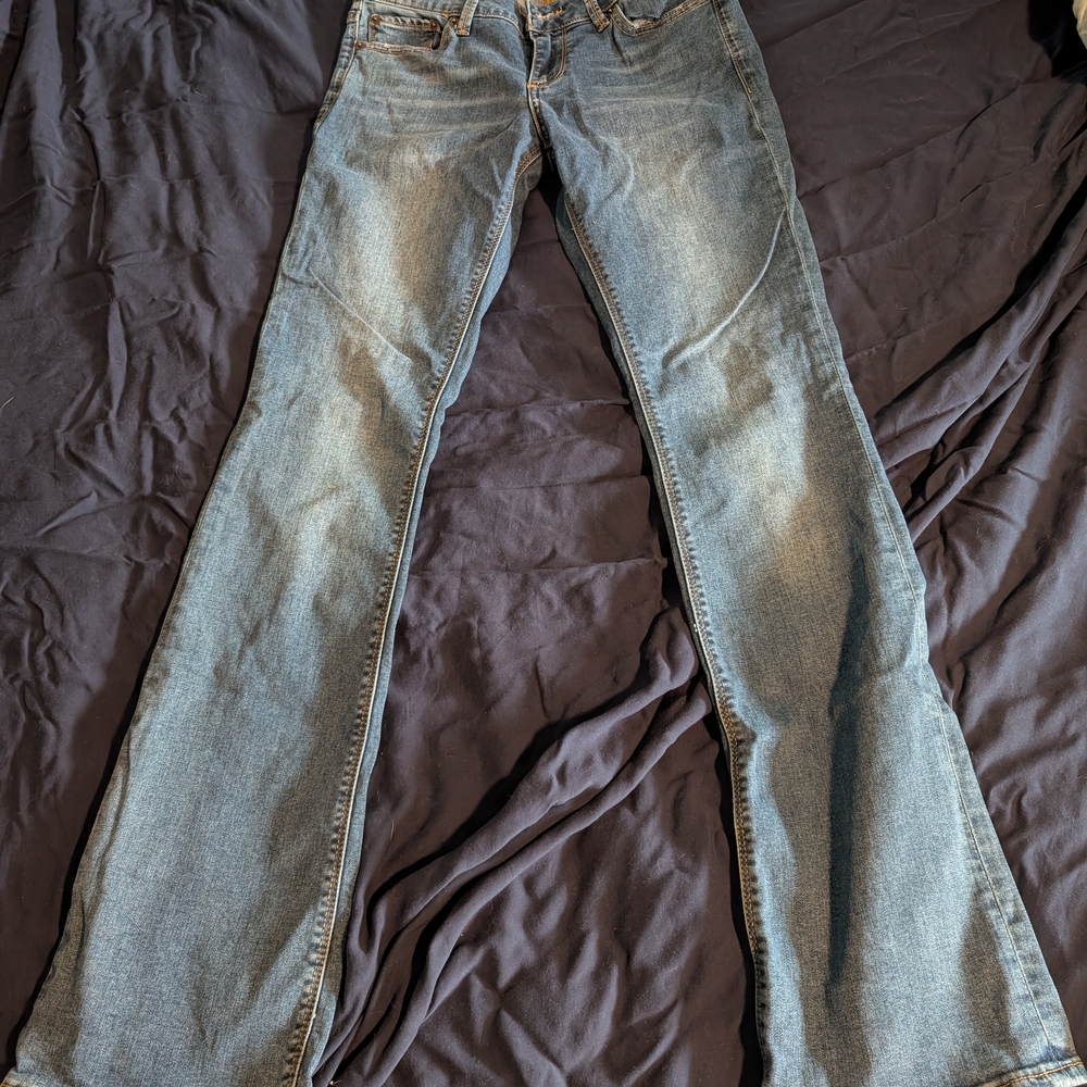 Classic Women's Blue Denim Bootcut Jeans